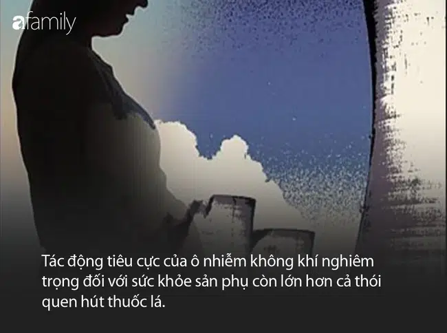 Tác động tiêu cực của ô nhiễm không khí đến bà bầu